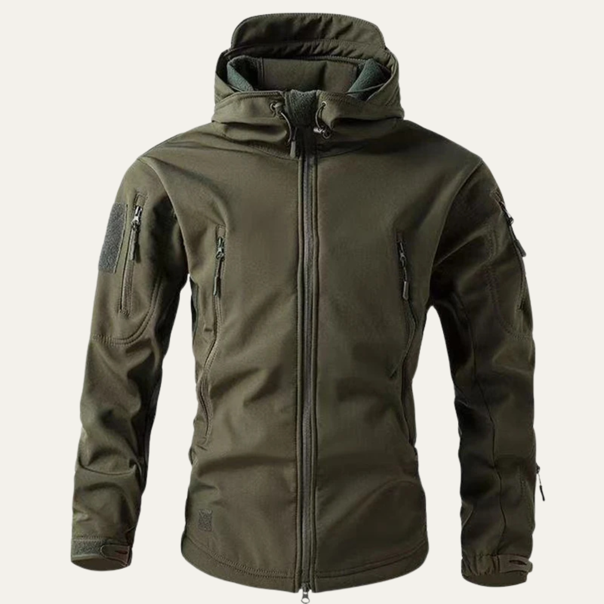 The Glenfield Men’s Softshell Fleece Lined Outdoor Windbreaker Jacket