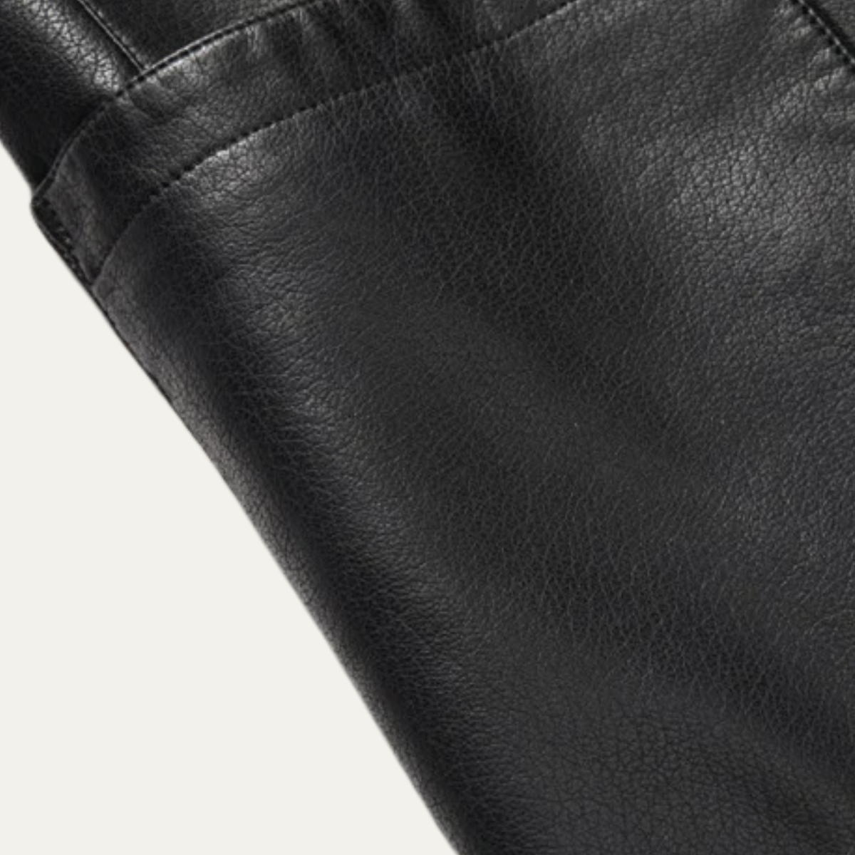 The Posillipo Men’s Smart Faux Winter Leather Blazer Jacket