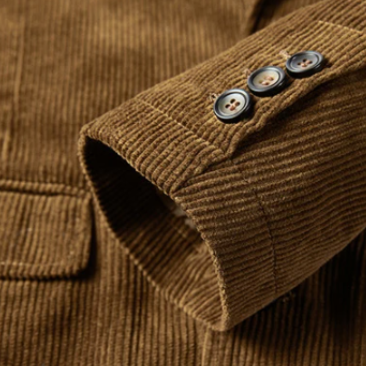 The Fairmont Men’s Vintage Corduroy Blazer with Elbow Patches