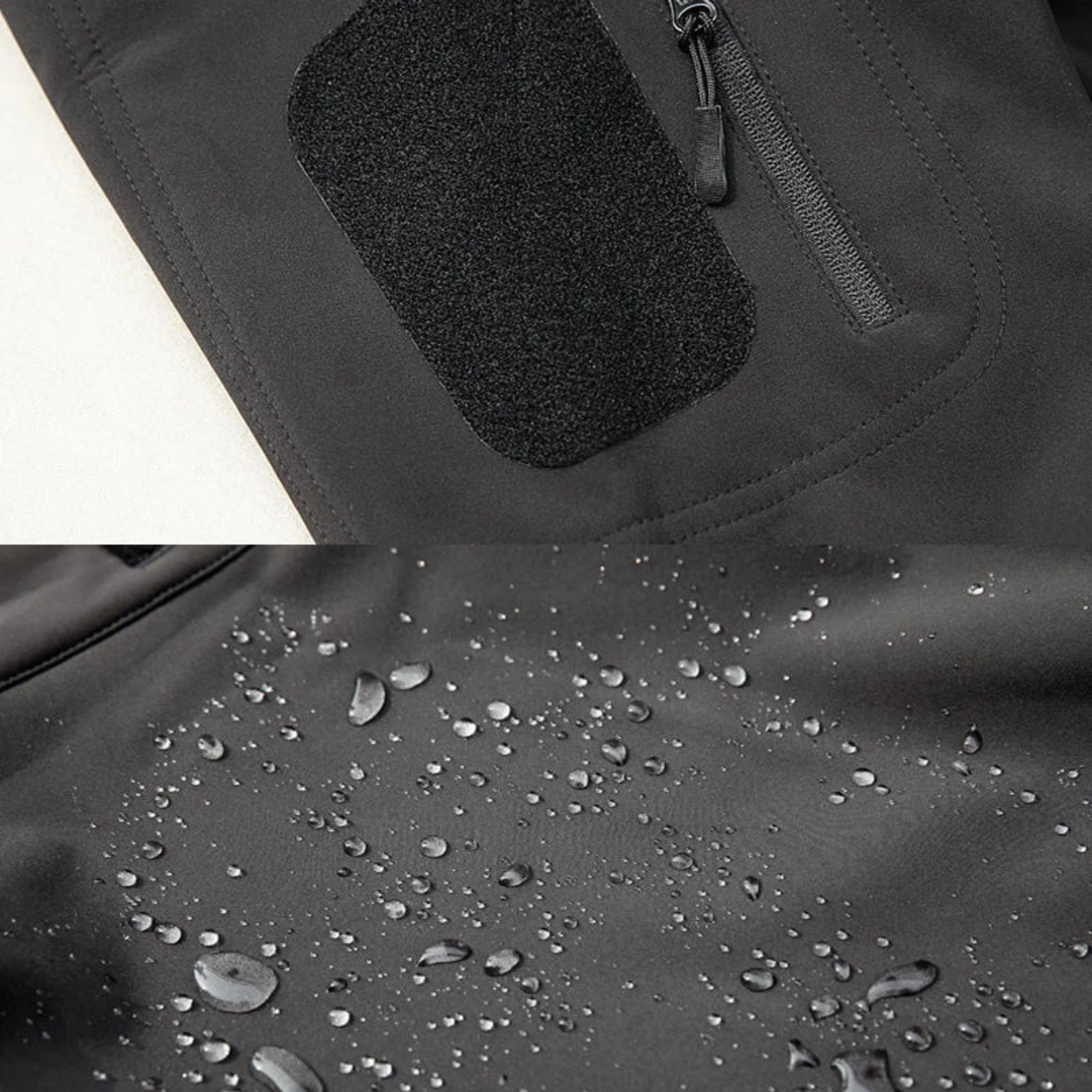 The Glenfield Men’s Softshell Fleece Lined Outdoor Windbreaker Jacket