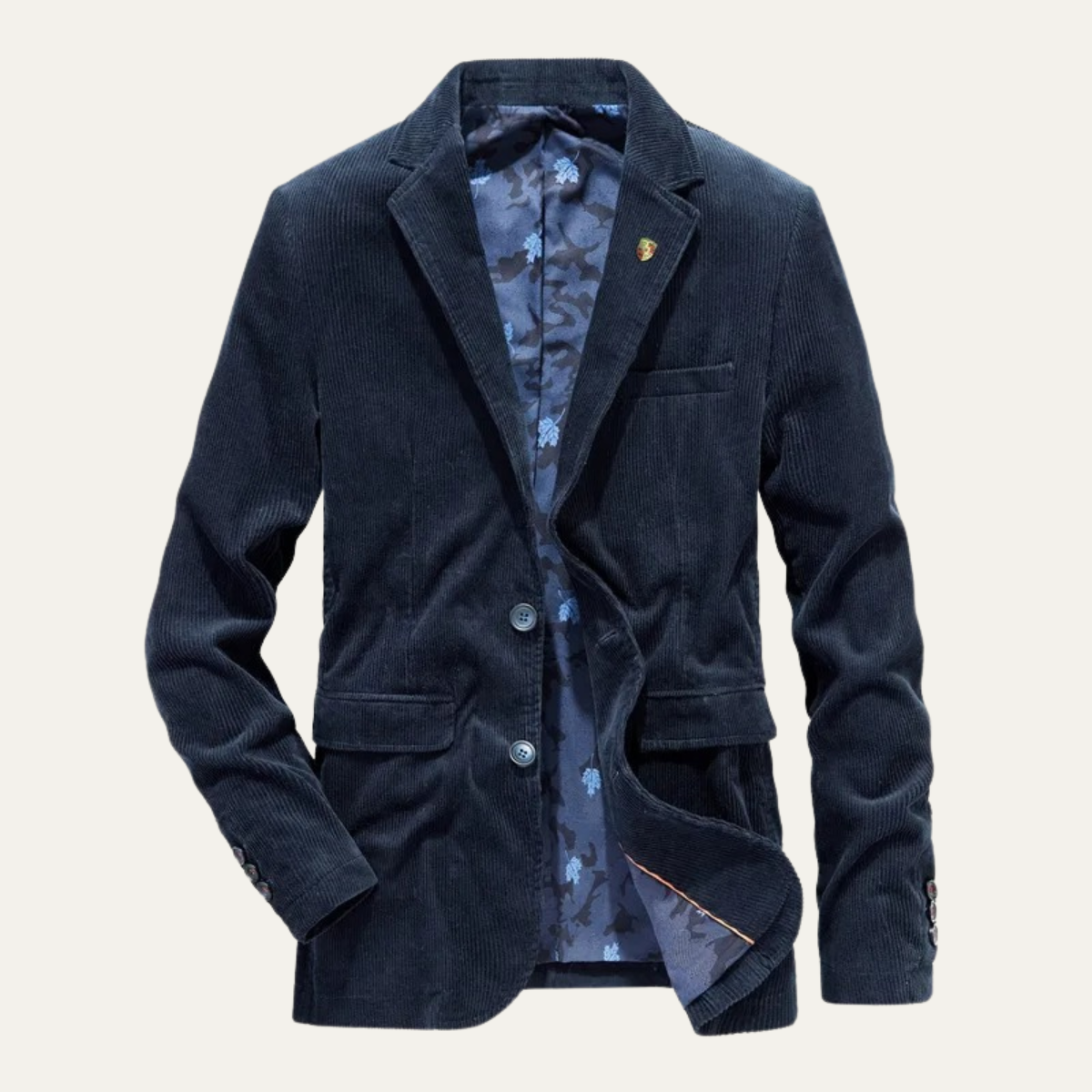 The Fairmont Men’s Vintage Corduroy Blazer with Elbow Patches