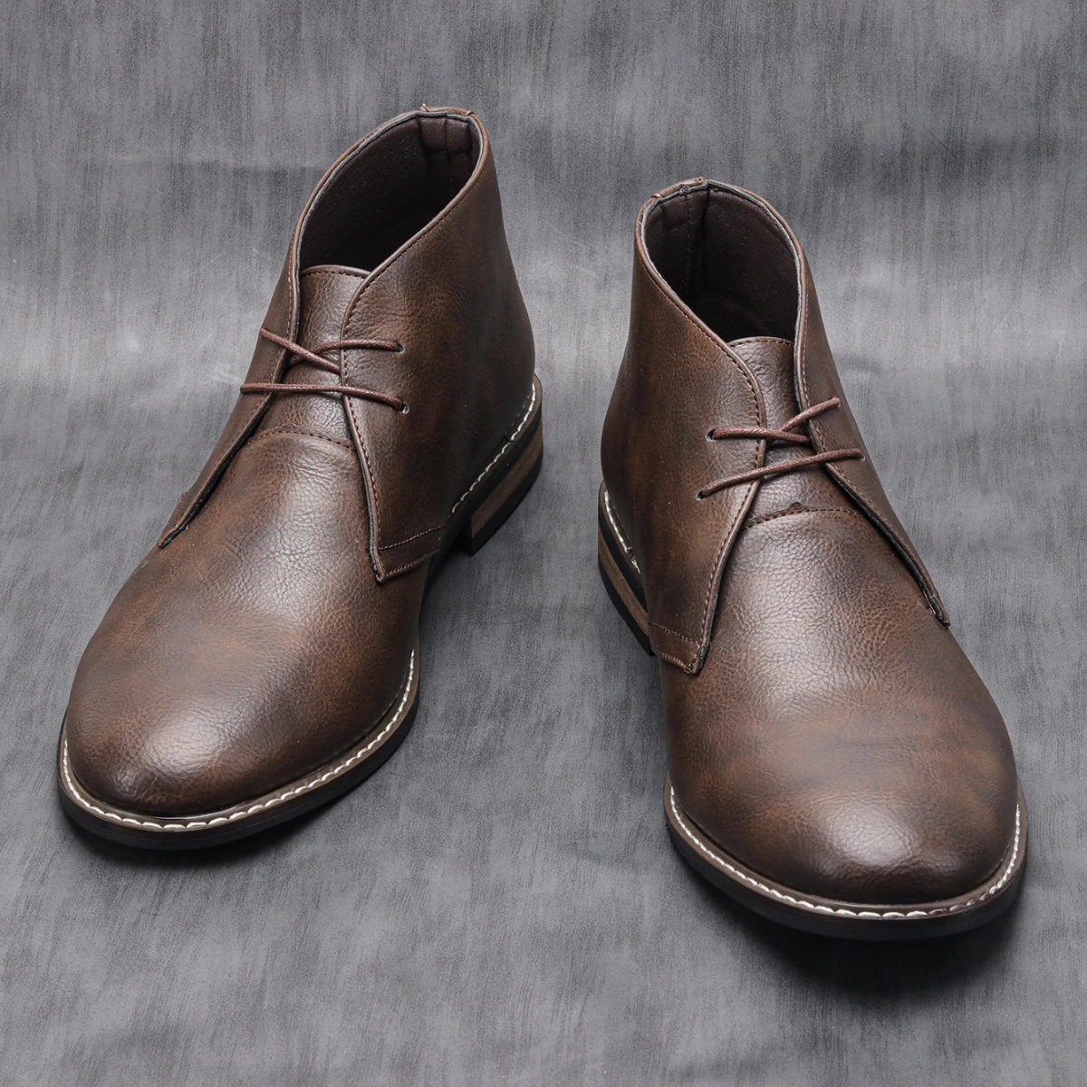 The Wildmere Men’s Vintage Ankle Brown Leather Boots