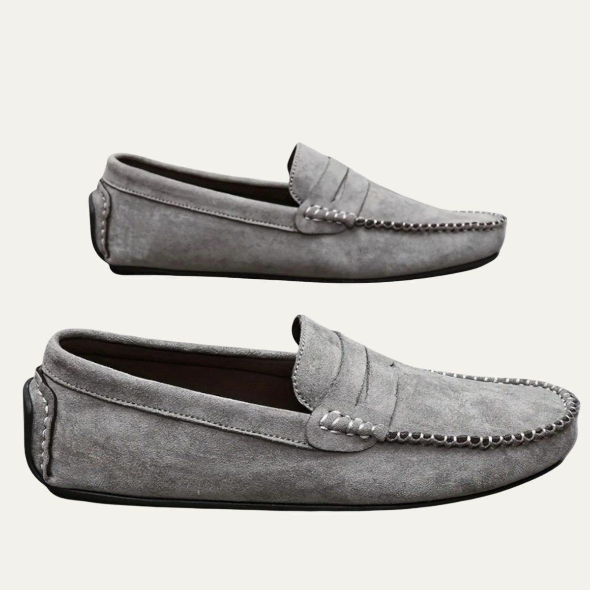 The Marostica Men’s Suede Classic Moccasins Slip On Loafers