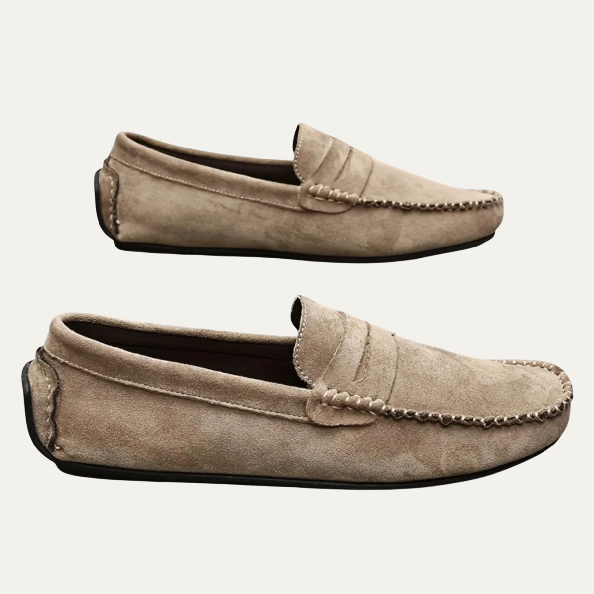The Marostica Men’s Suede Classic Moccasins Slip On Loafers