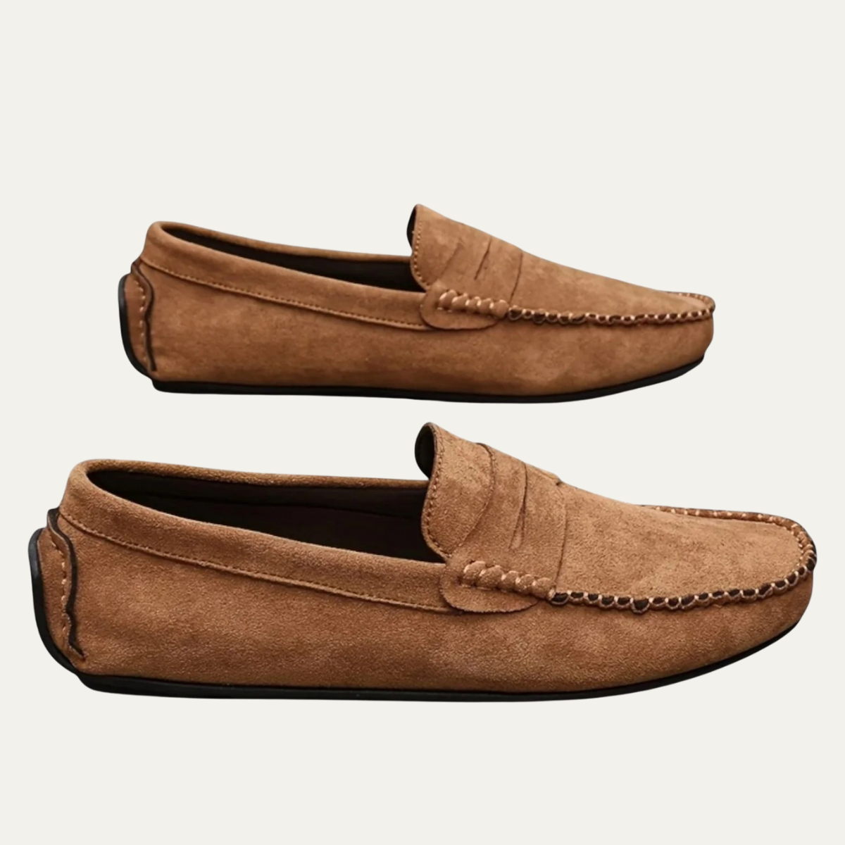 The Marostica Men’s Suede Classic Moccasins Slip On Loafers