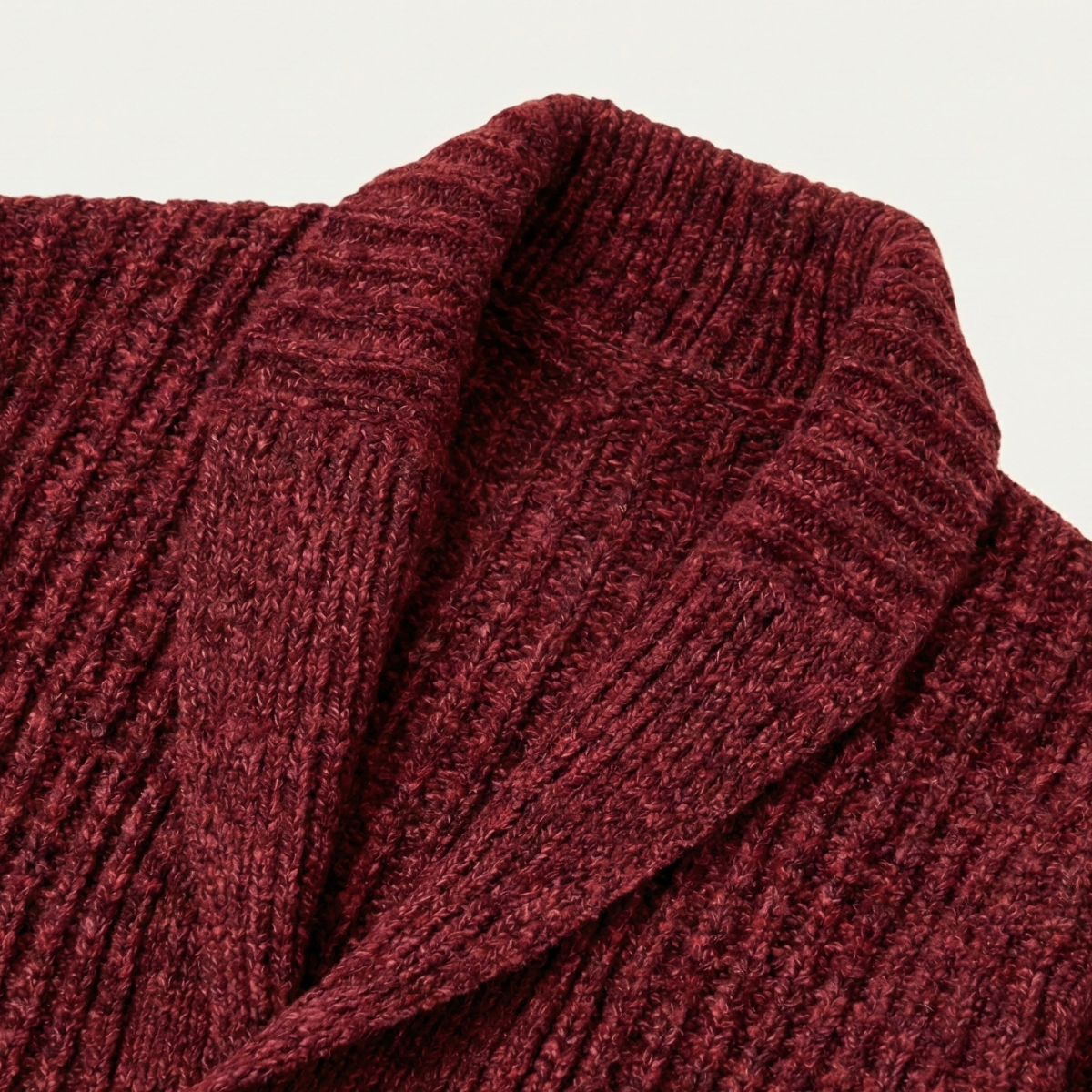 The Montpellier Men’s Chunky Knit Shawl Collar Cardigan