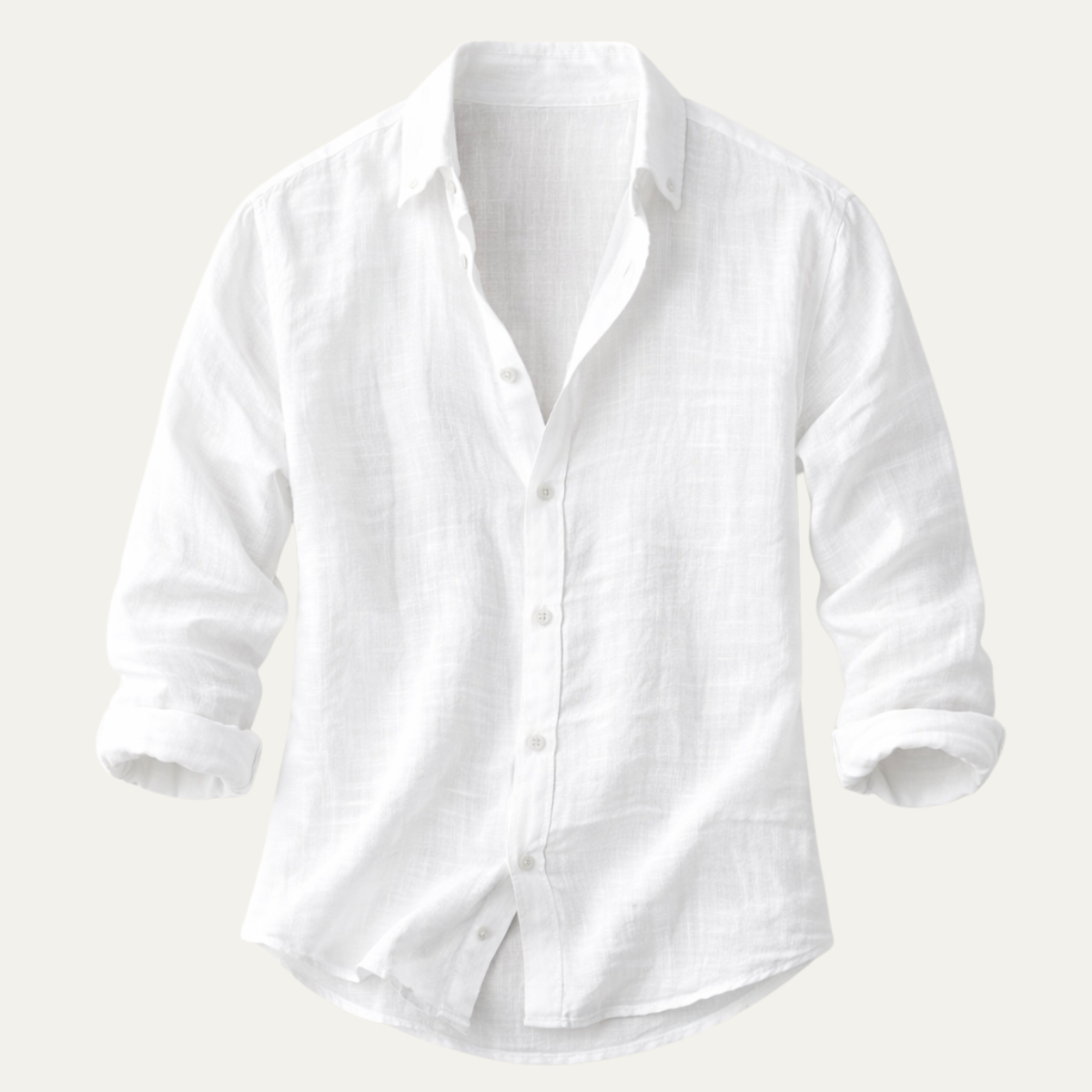 The Silverlake Men’s Cotton Linen Button-Up Beach Shirt