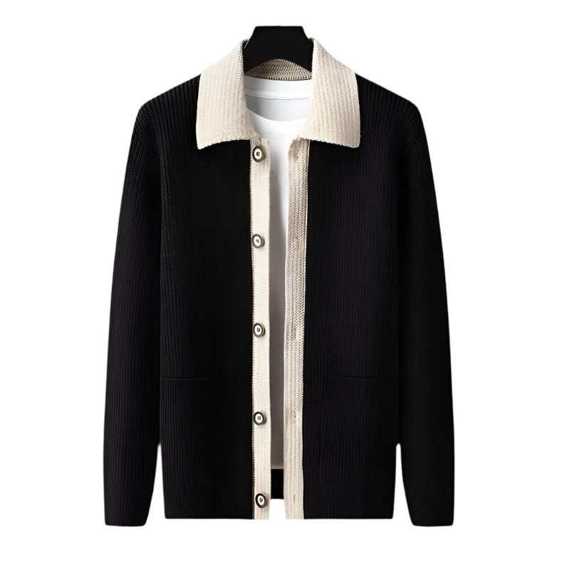 The Inverness Elegant Cardigan with Pockets for Men