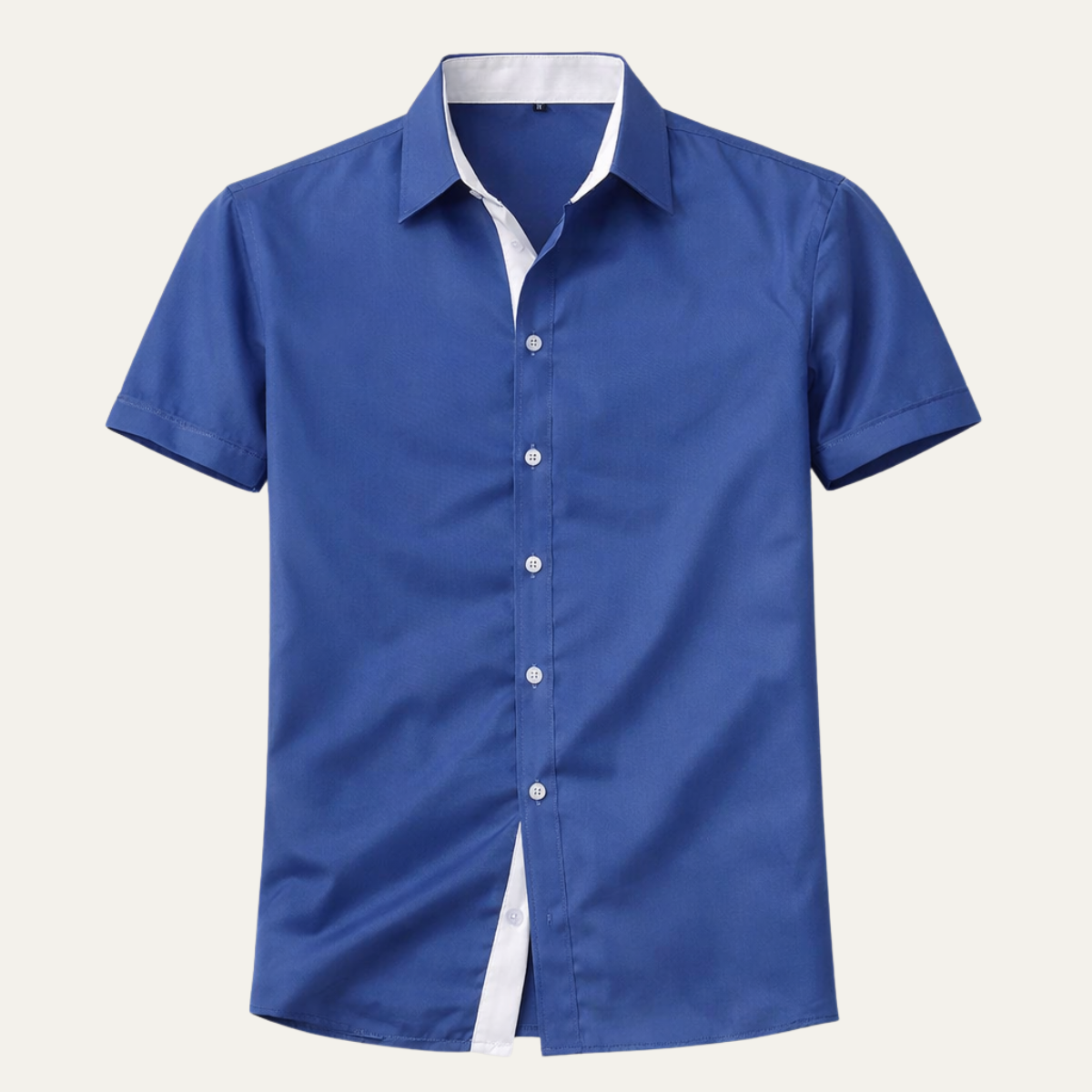 The Treviso Men’s Trendy Business Solid Button-Up Shirt