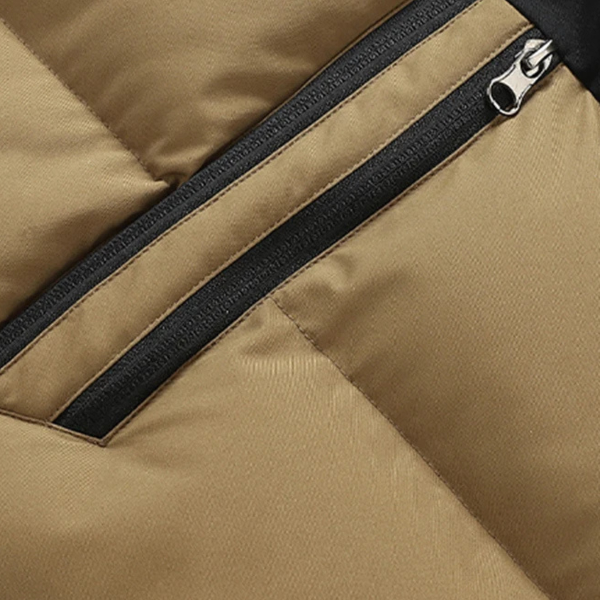 The Cedarfall Men’s Warm Hooded Winter Puffer Gilet with Zip Pockets