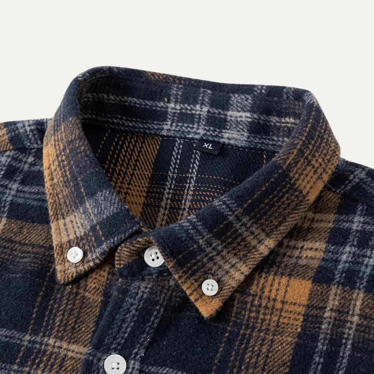The Carpi Men’s Plaid Casual Flannel Shirt