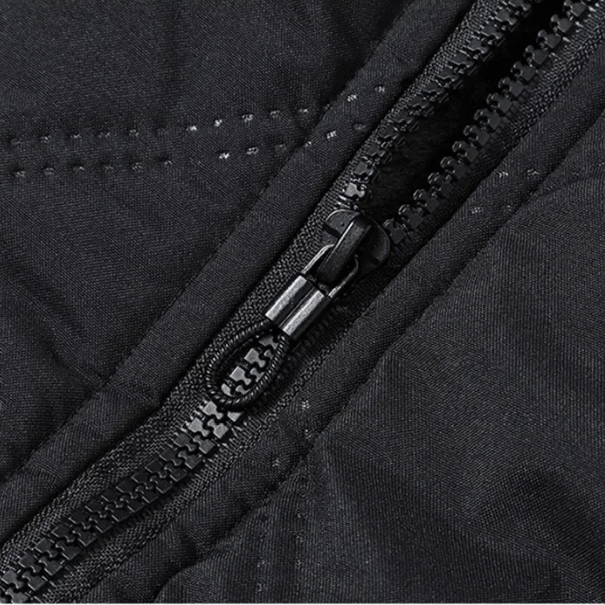 The Lucca Alta Men’s Stand Collar Diamond Pattern Thermal Quilted Jacket