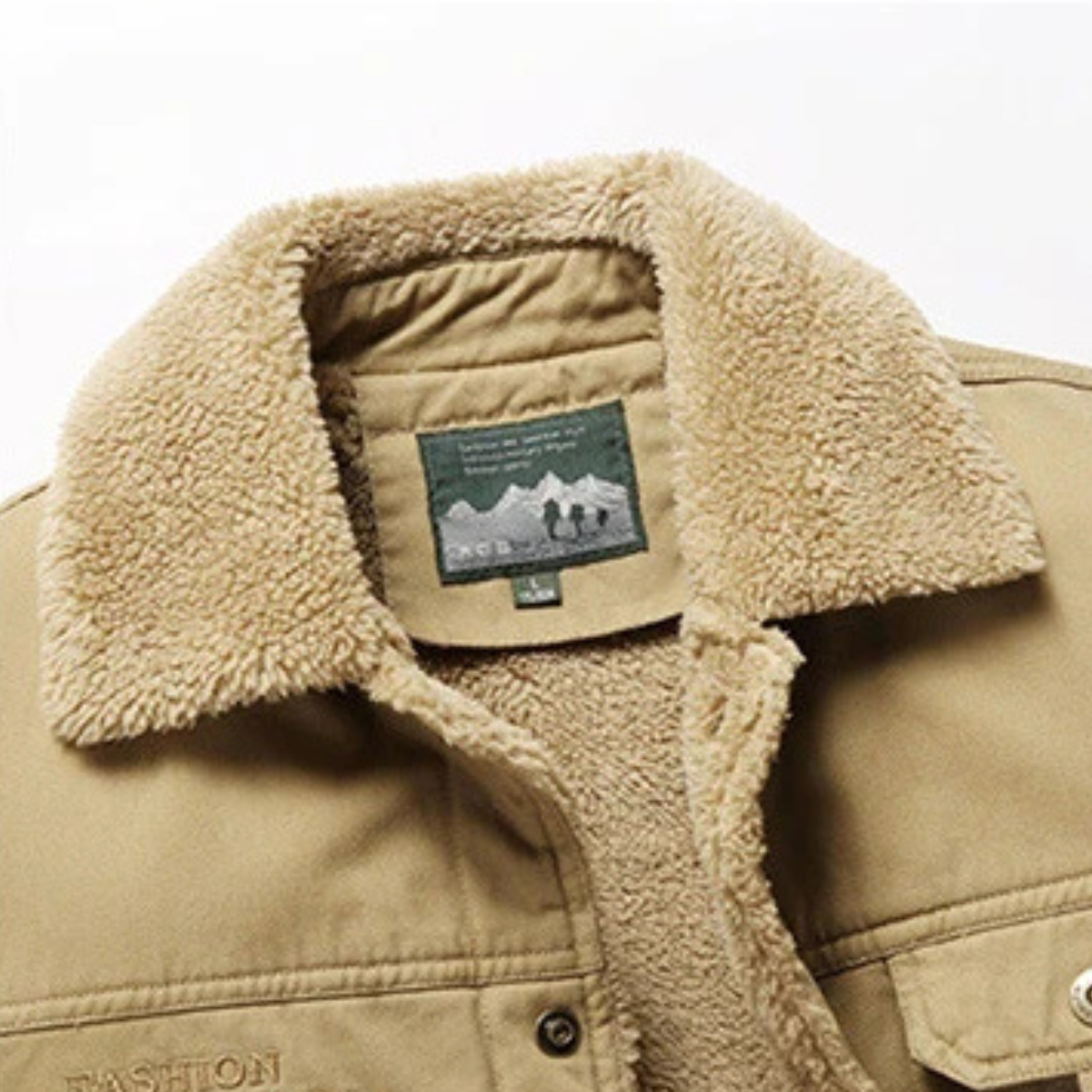 The Amalfi Men’s Fleece Lined Winter Sherpa Collar Outdoor Jacket