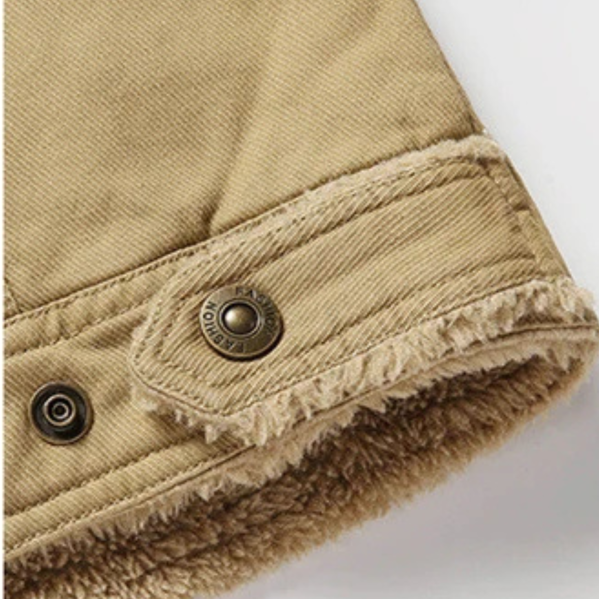 The Amalfi Men’s Fleece Lined Winter Sherpa Collar Outdoor Jacket