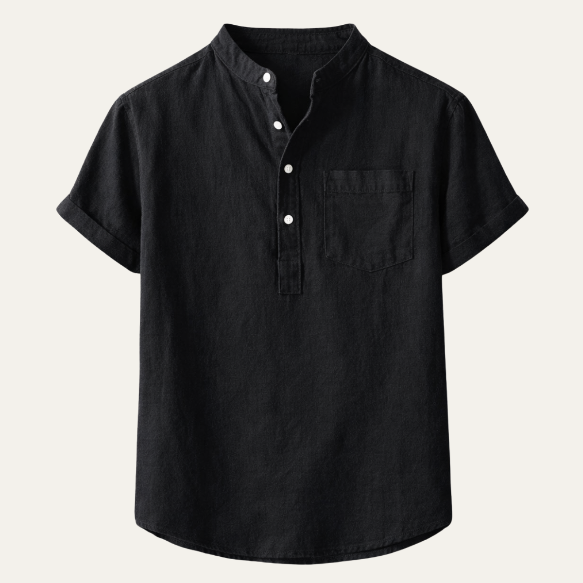 The Hyde Park Men’s Casual Summer Basic Shirt with Chest Pocket