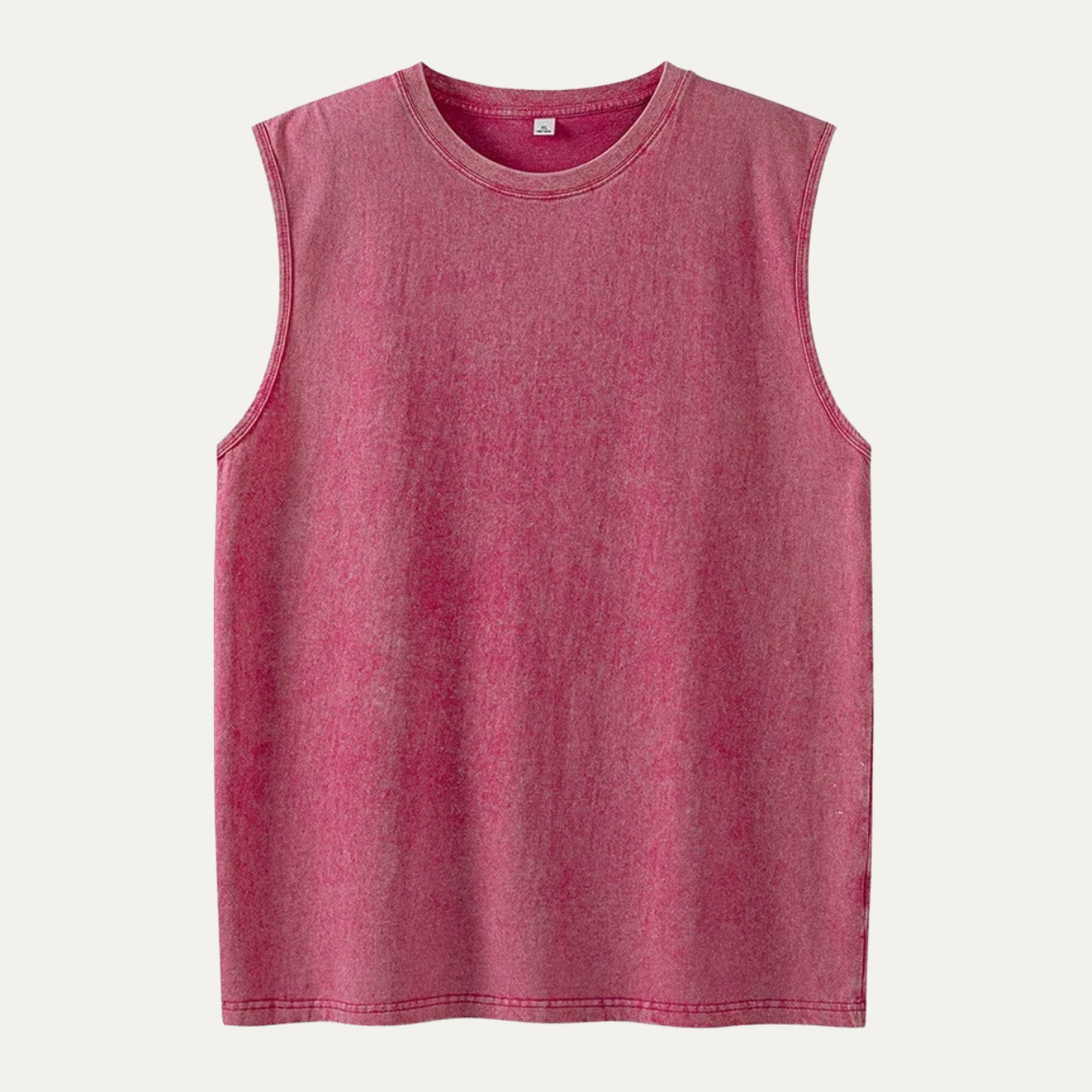 The Porto Men's Vintage Washed Sleeveless Tank Top