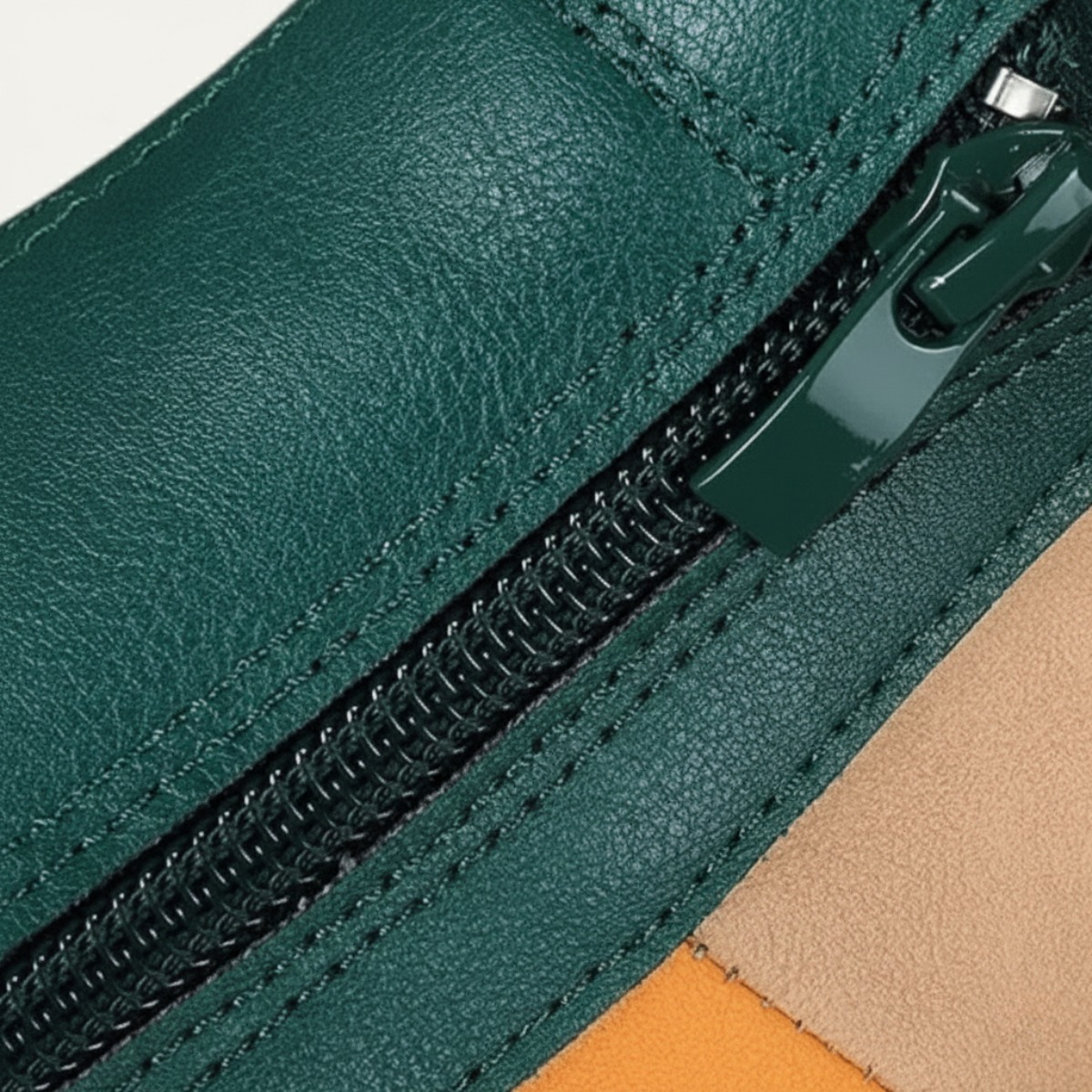 The Rome Men’s Leather Sneakers - Luxury Designer Shoes with Zip