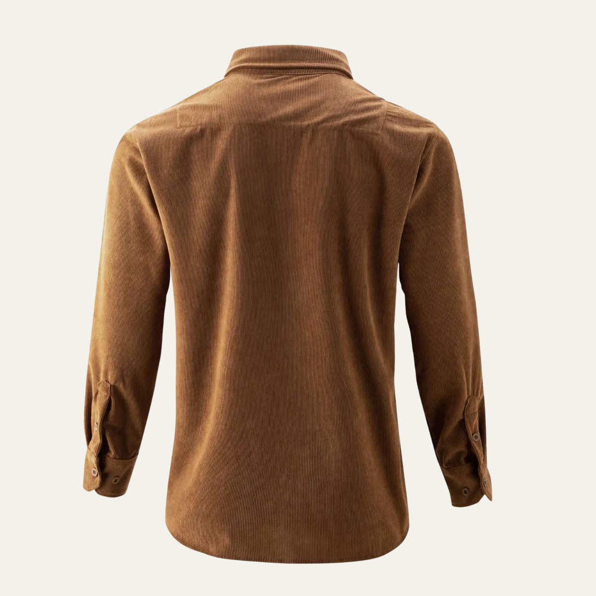 The Positano Men’s Casual Button-Up Corduroy Shirt