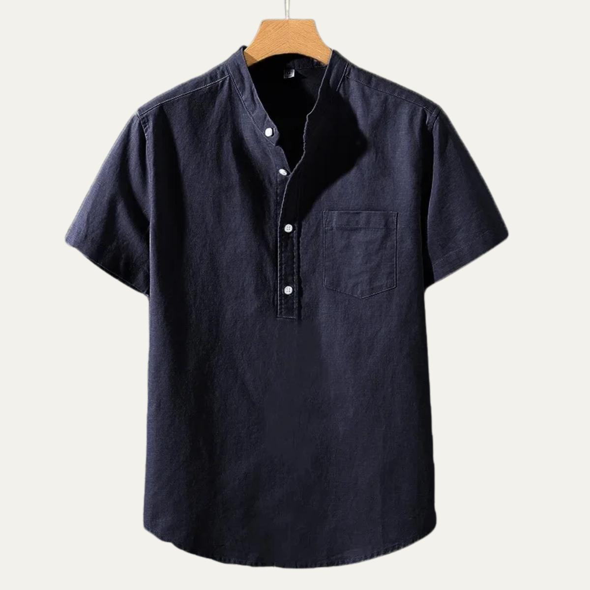 The Piccadilly Men’s Soft Summer Basic Shirt with Chest Pocket