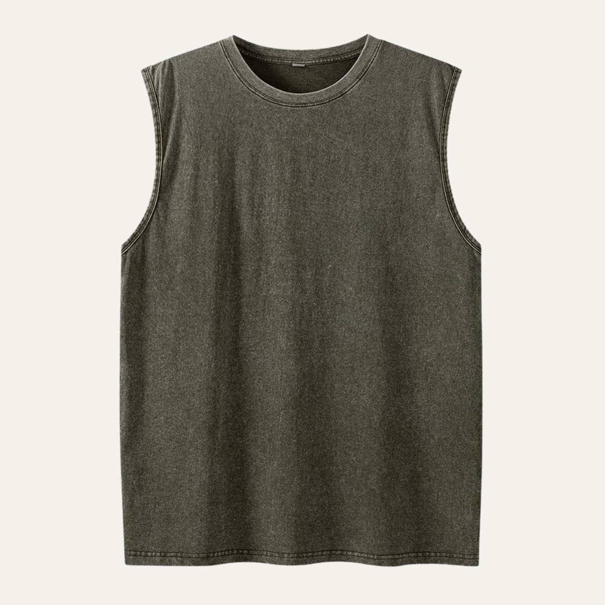 The Porto Men's Vintage Washed Sleeveless Tank Top