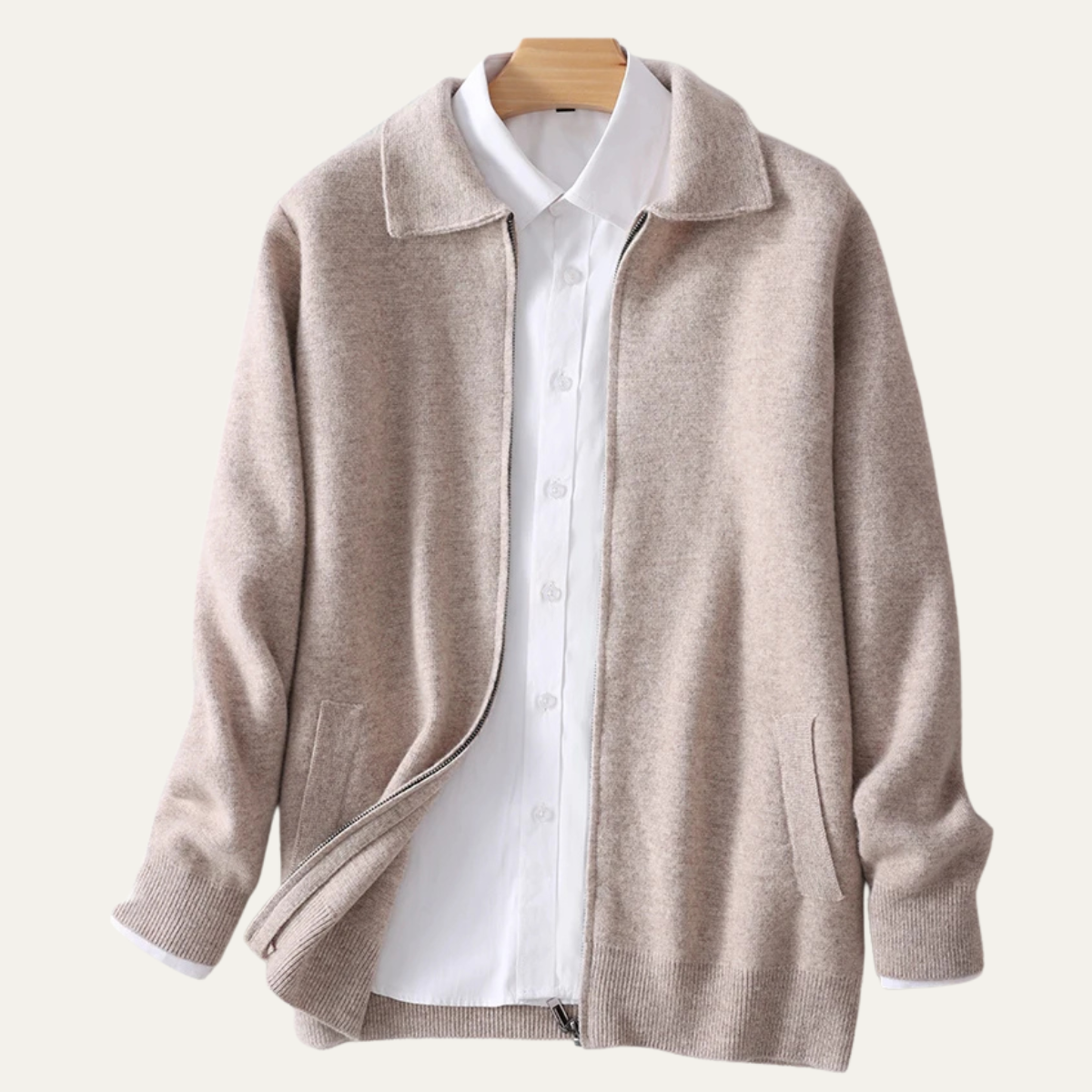 The Timberland Cashmere Sweater – Men's Soft Luxury Wool Knit Cardigan