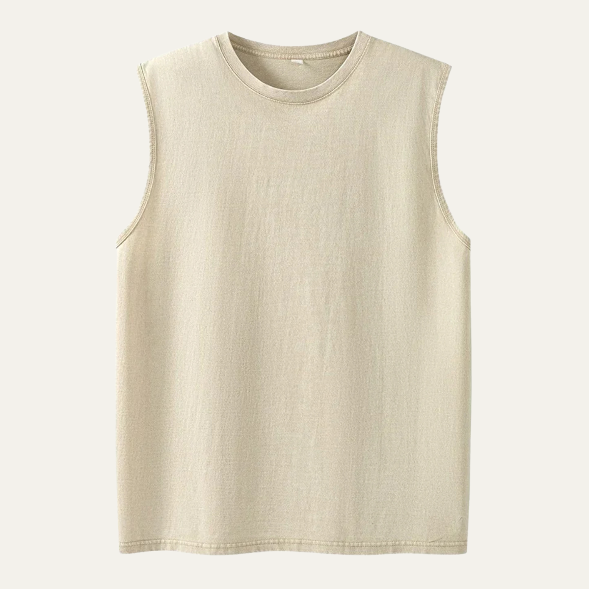 The Porto Men's Vintage Washed Sleeveless Tank Top