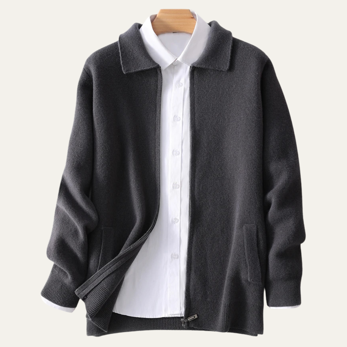 The Timberland Cashmere Sweater – Men's Soft Luxury Wool Knit Cardigan