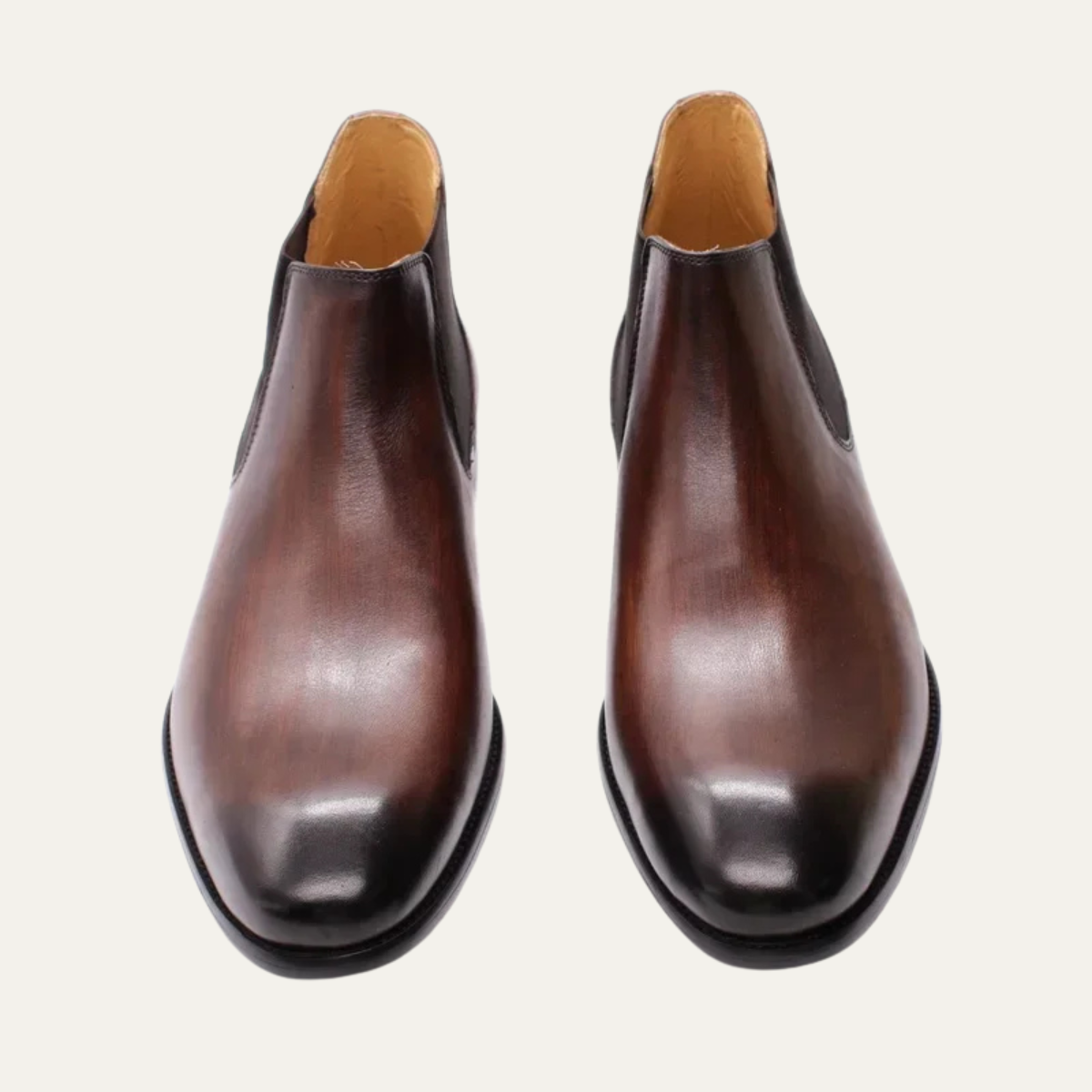 The Lugano Men’s Luxury Leather Ankle Chelsea Boots