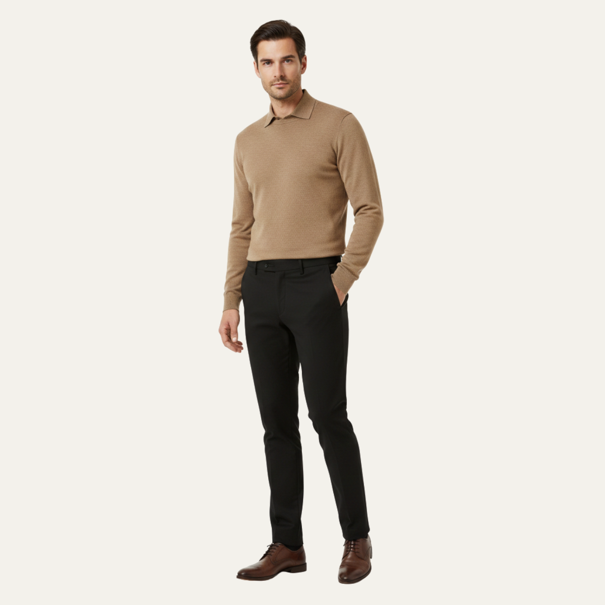 The Silverpark Men’s Slim Fit Stretch Elegant Dress Pants