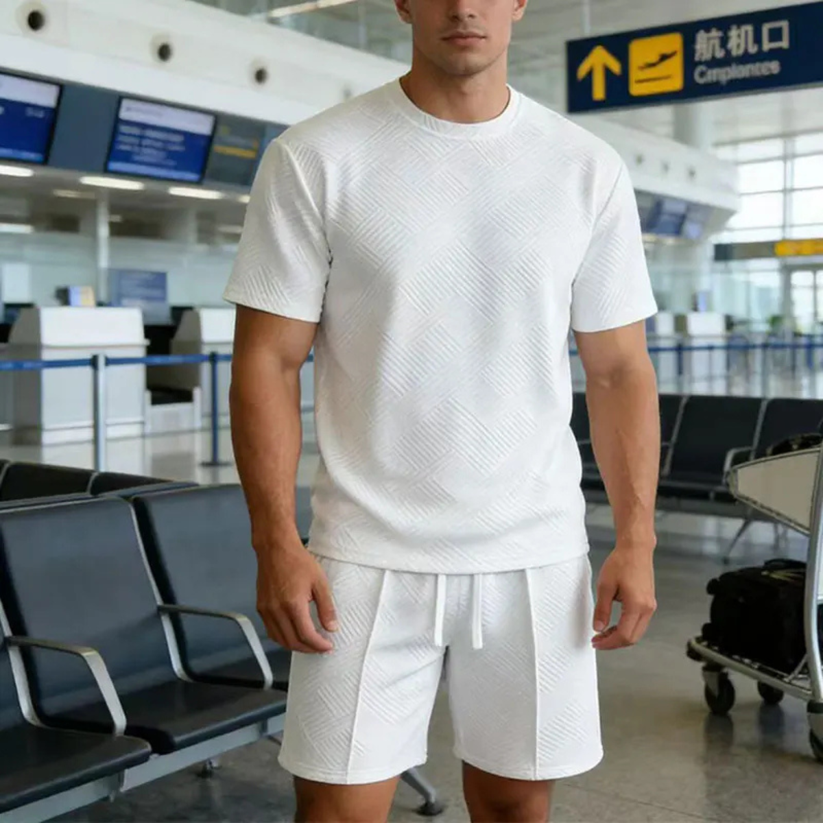 The Ashgate Men’s Casual Summer Set – T-Shirt & Shorts