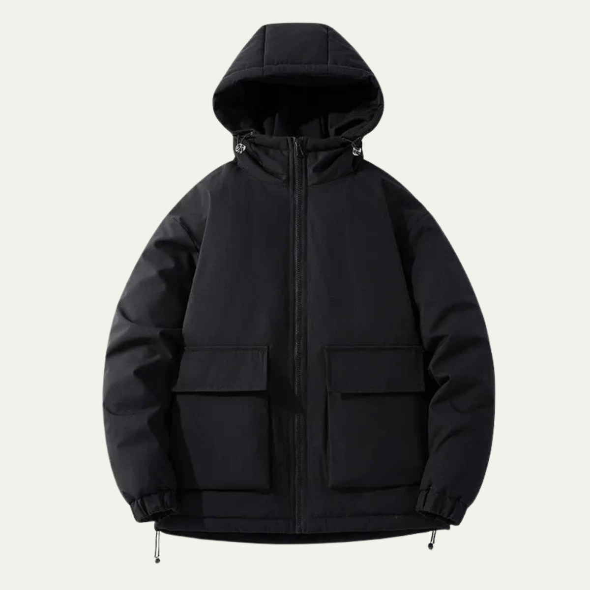 The Brentmoor Men’s Warm Winter Padded Puffer Jacket with Hood