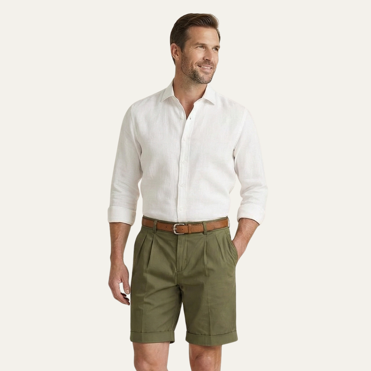 The Henwick Linen Shorts – Tailored Summer Shorts for Men