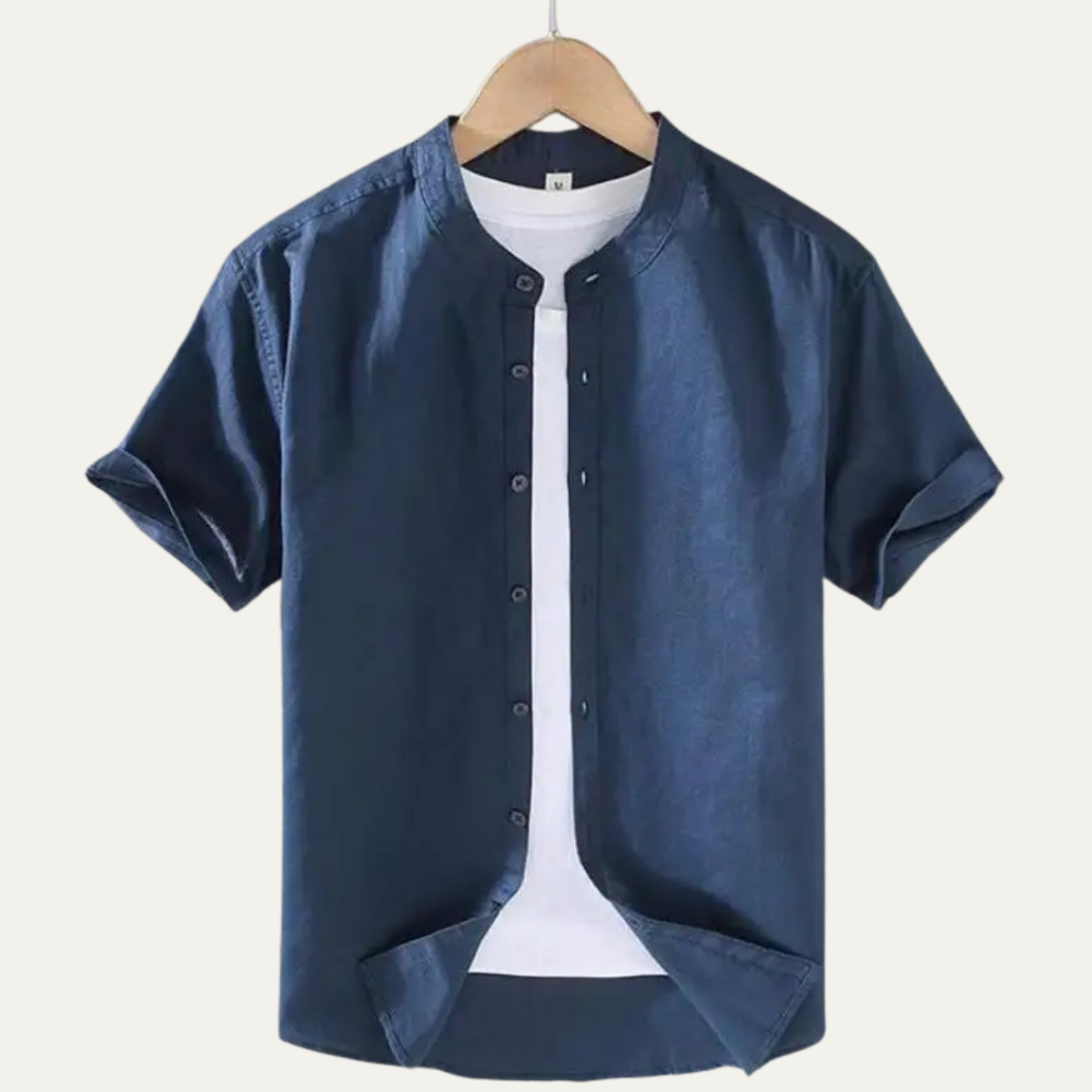 The Matera Men’s Casual Cotton Linen Button Down Shirt