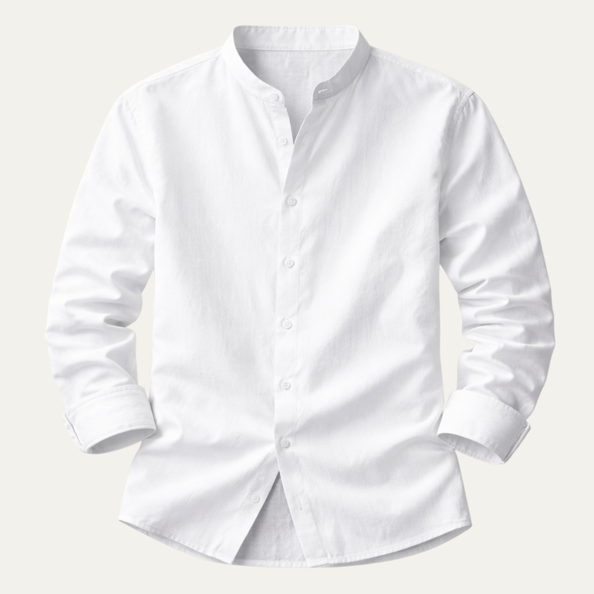 The Courmayeur Men’s Casual Cotton Linen Button Down Shirt