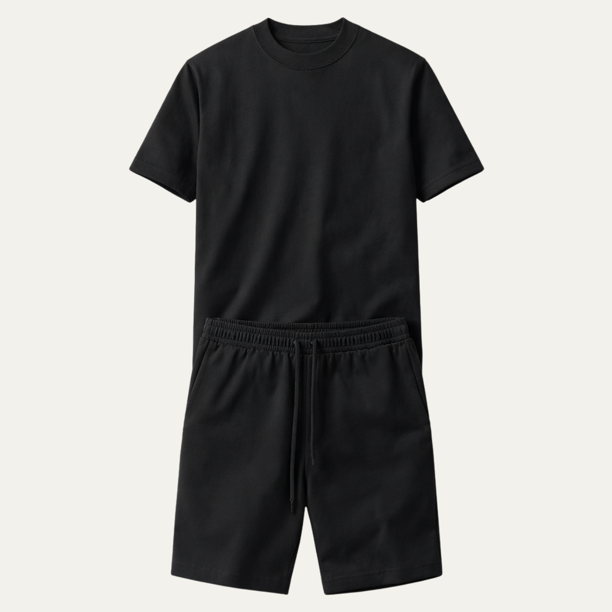 The Brookmere Men’s Cotton Casual T-Shirt & Shorts Set
