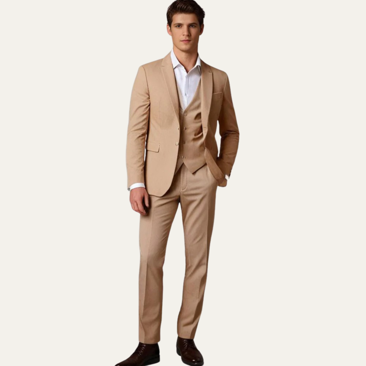 The Riccione Men's Elegant 2 Piece Suit Set – Blazer & Trousers