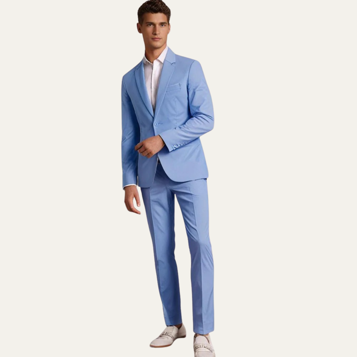 The Riccione Men's Elegant 2 Piece Suit Set – Blazer & Trousers