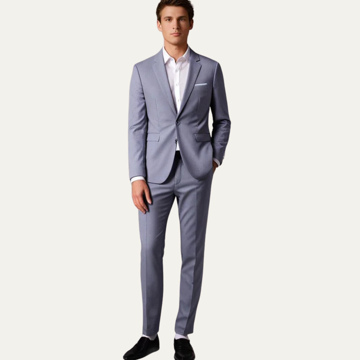 The Riccione Men's Elegant 2 Piece Suit Set – Blazer & Trousers