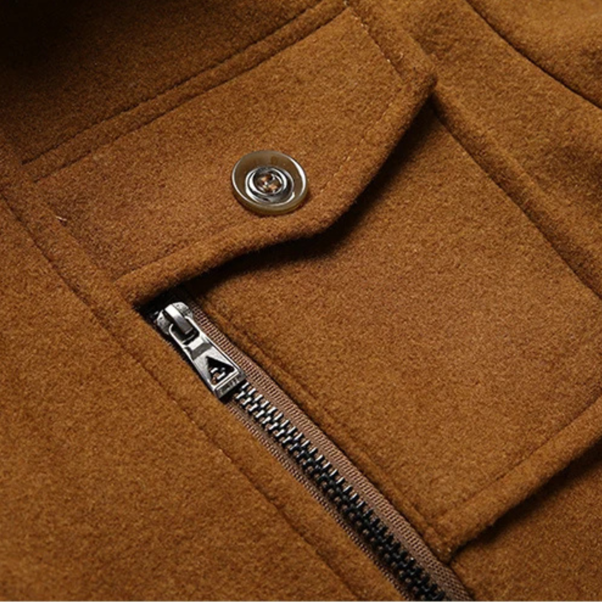 The Ellendale Stylish Wool Blend Long Winter Business Overcoat