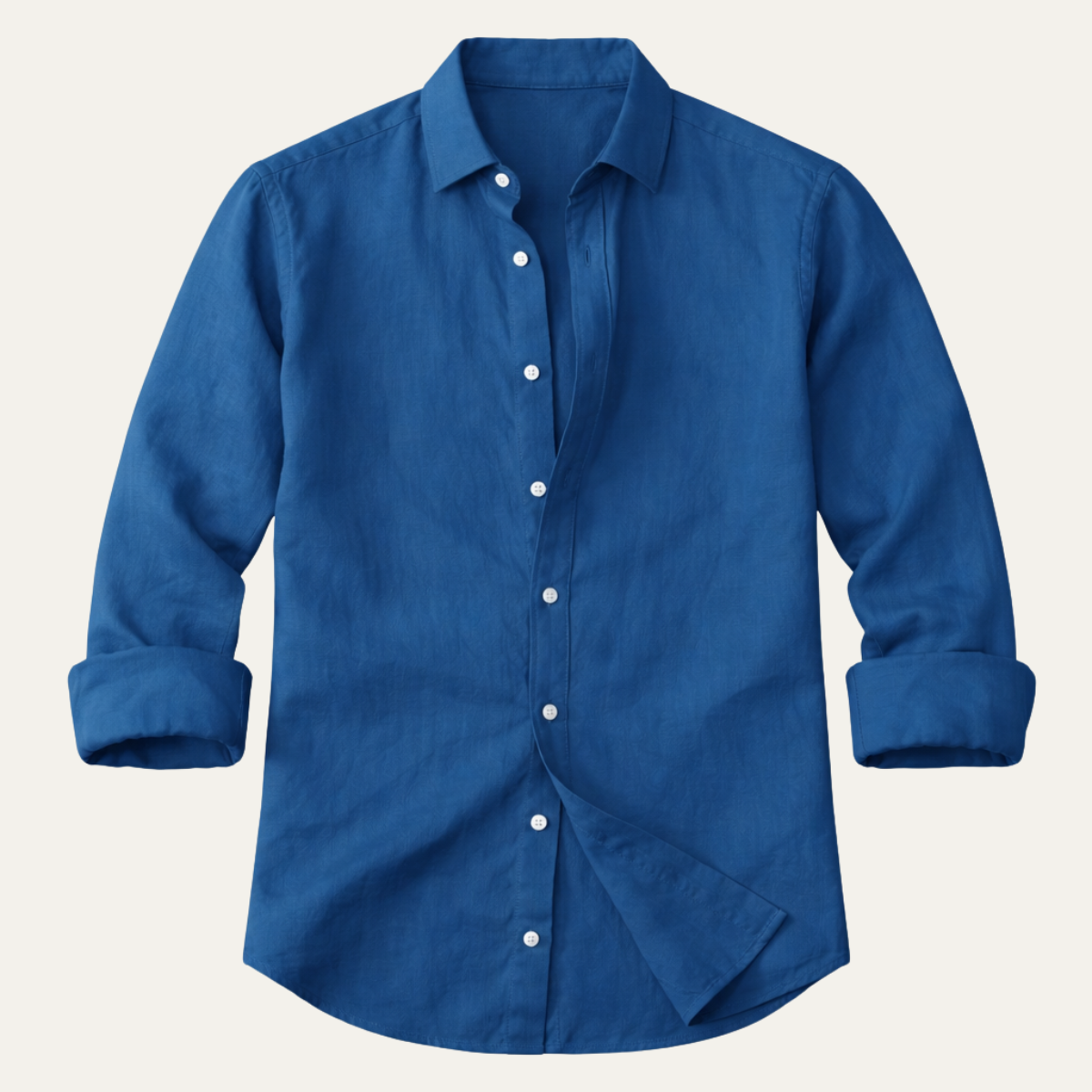 The Stresa Men’s Cotton Linen Button Down Shirt