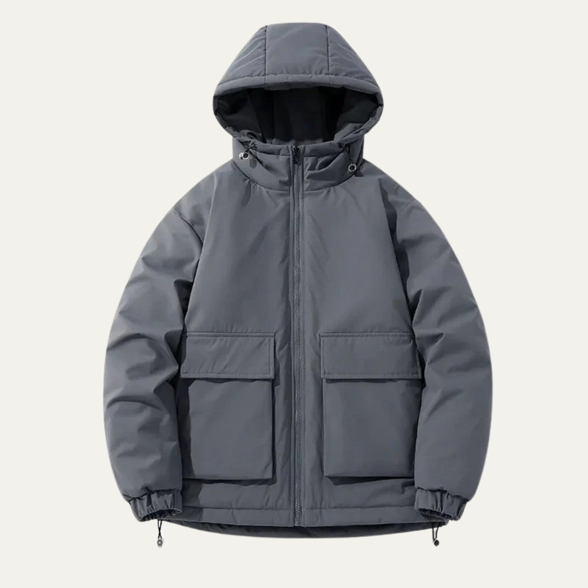 The Brentmoor Men’s Warm Winter Padded Puffer Jacket with Hood