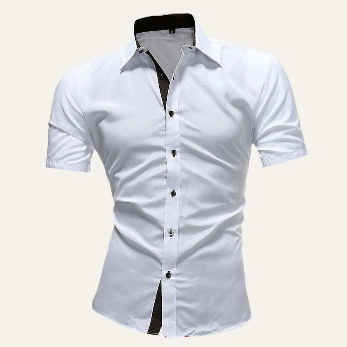 The Treviso Men’s Trendy Business Solid Button-Up Shirt