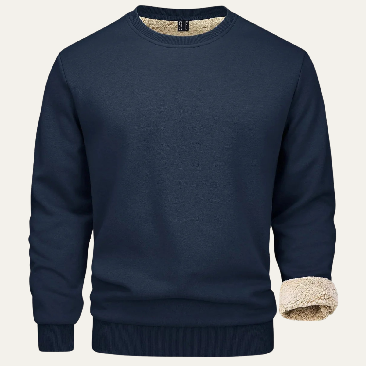 The Bristol Men's Casual and Comfortable Fleece Lined Sweater
