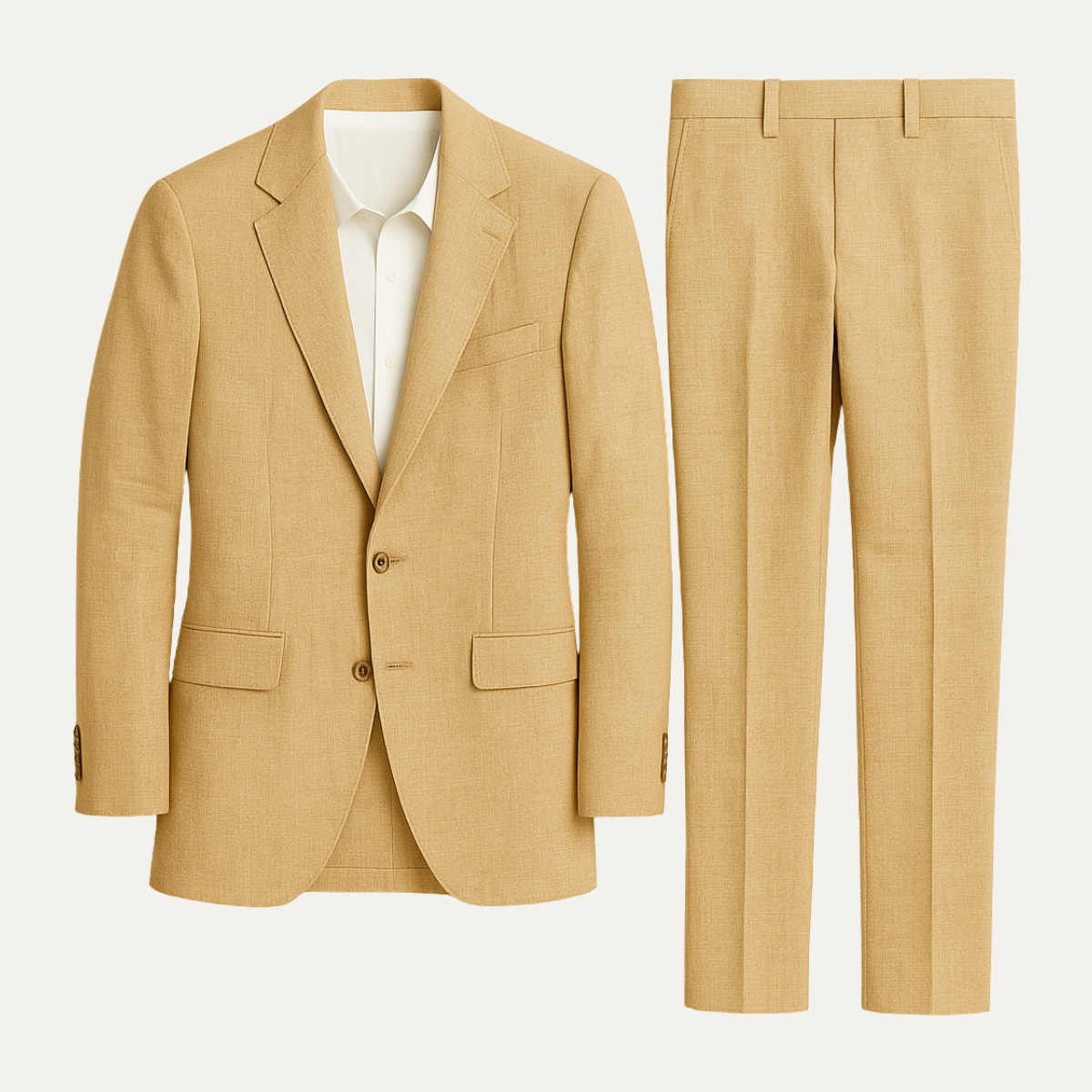 The Carroway Elegant Linen Suit
