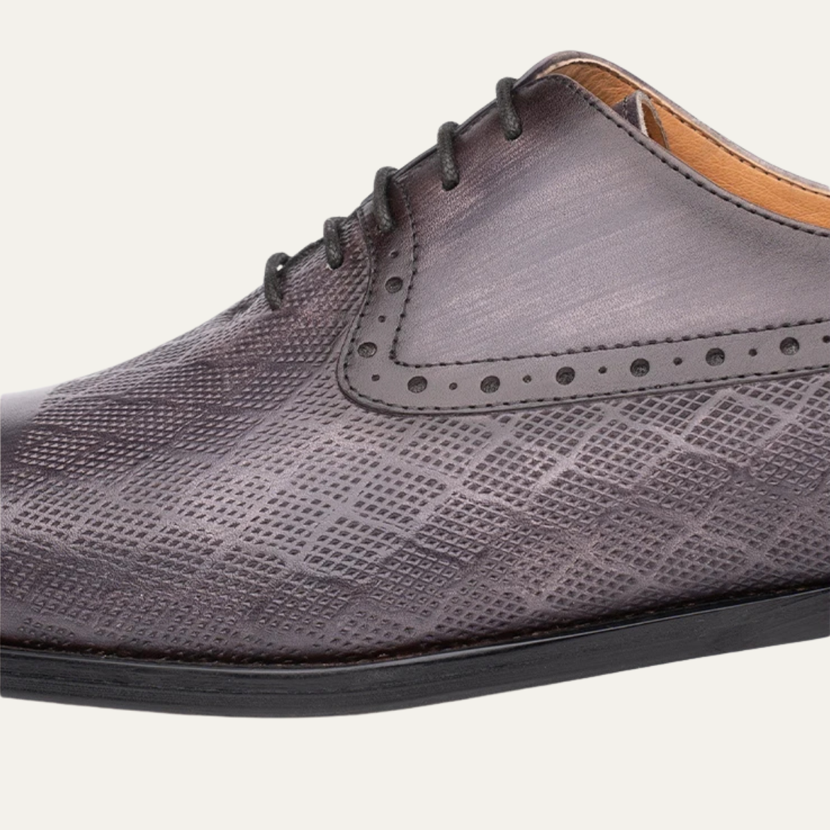 The Bolzano Men's Leather Dress Shoe – Lace Up Smart Shoe