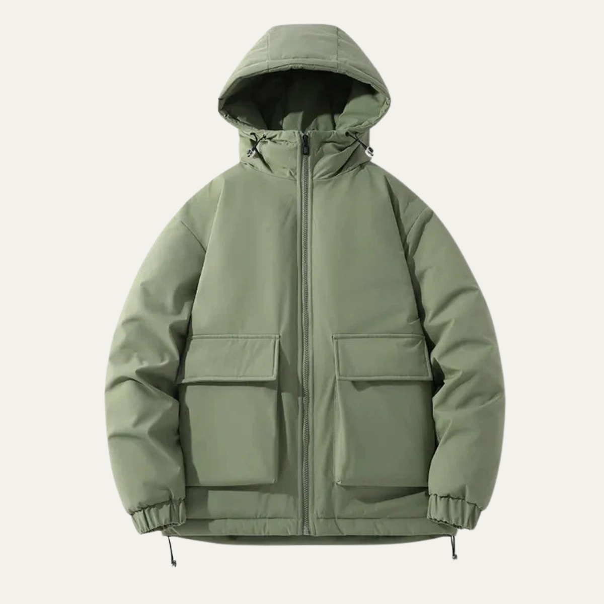 The Brentmoor Men’s Warm Winter Padded Puffer Jacket with Hood