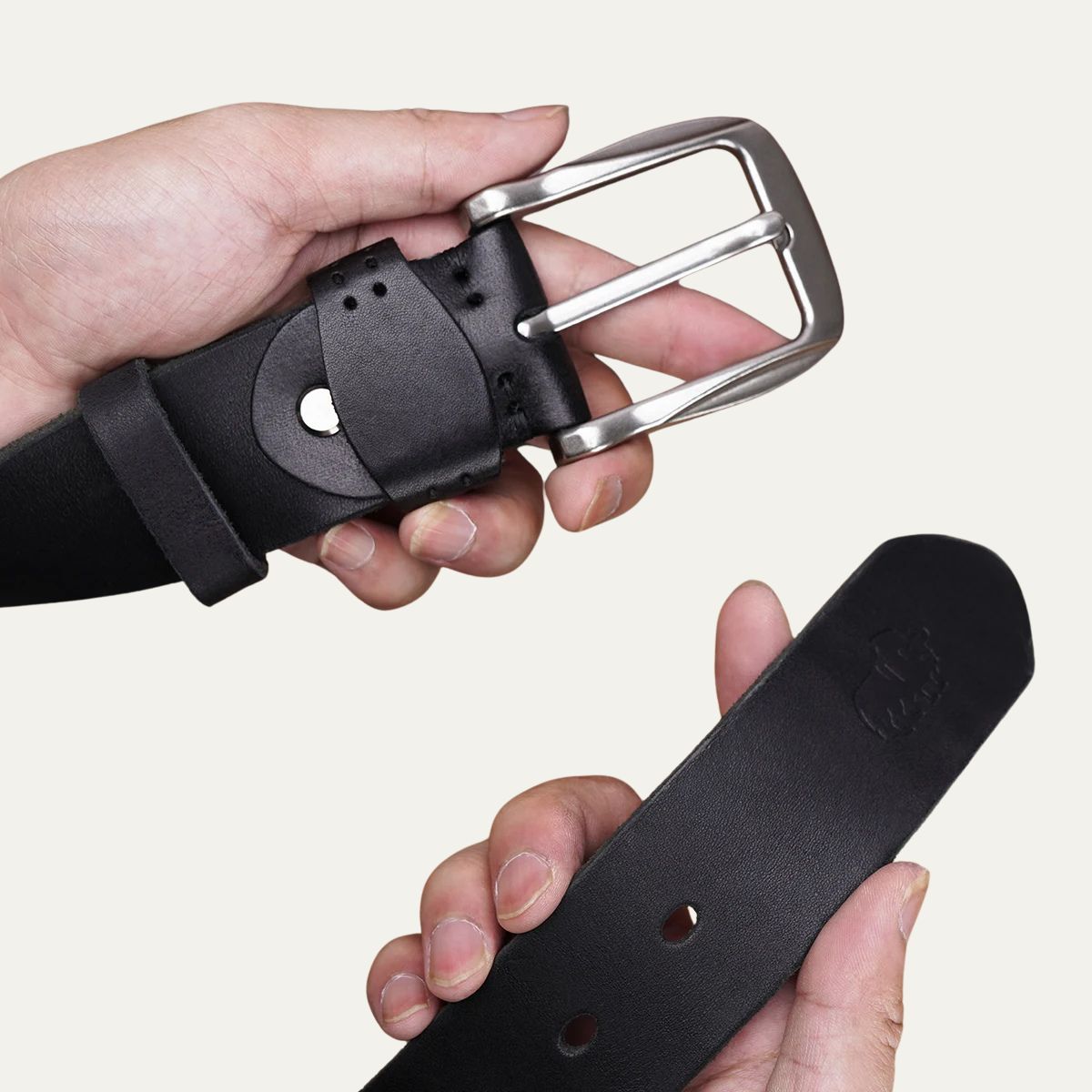 The Farnham Belt – Classic Cowhide Leather, Hand-Finished