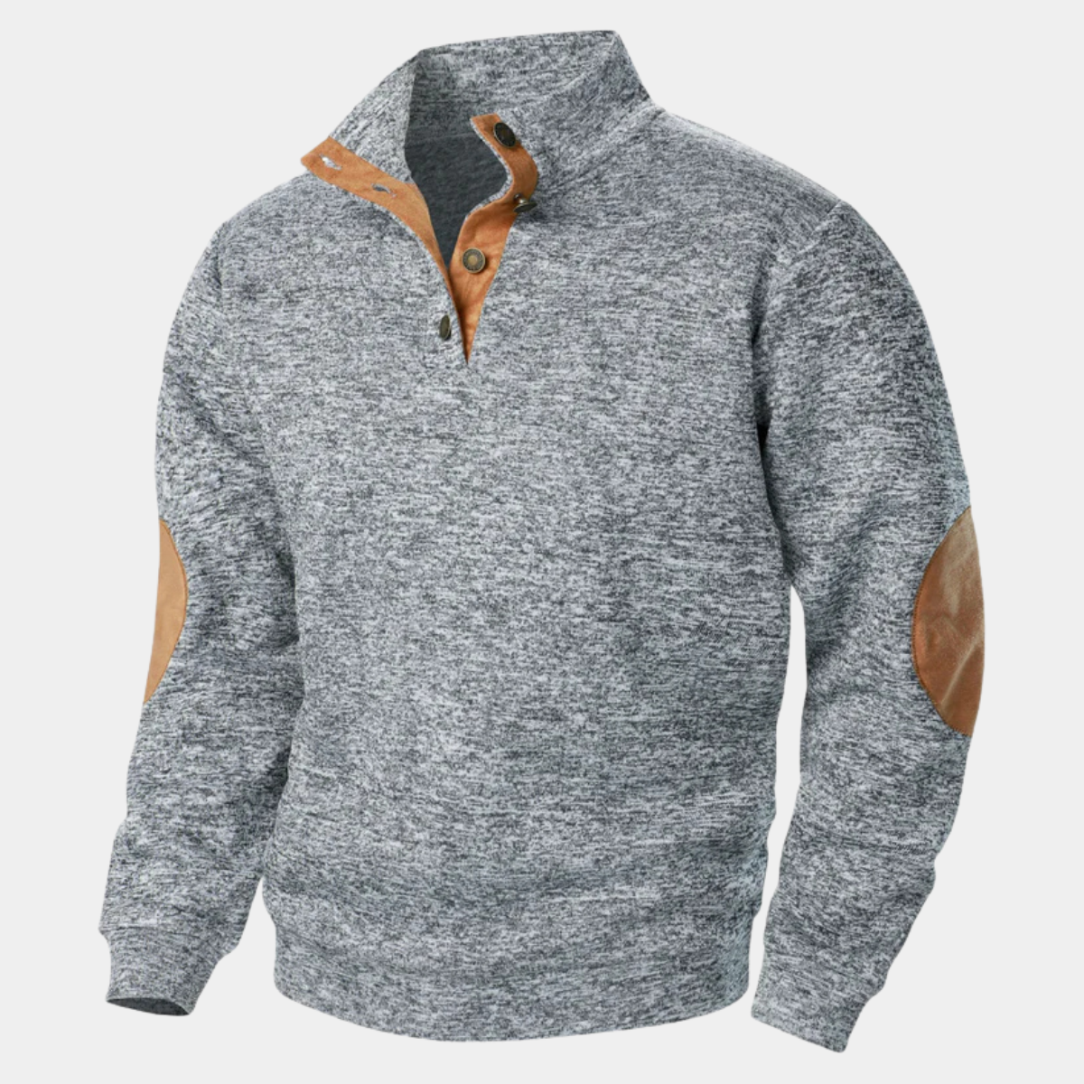 The Tarvisio Men’s Knitted Heritage Sweater with Elbow Patches