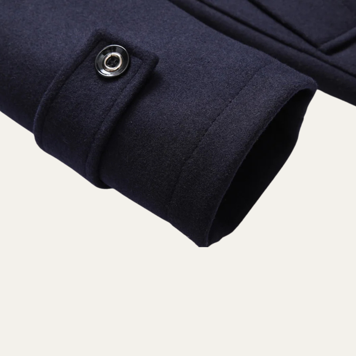 The Siena Men’s Wool Blend Long Trench Coat with Lapel Collar