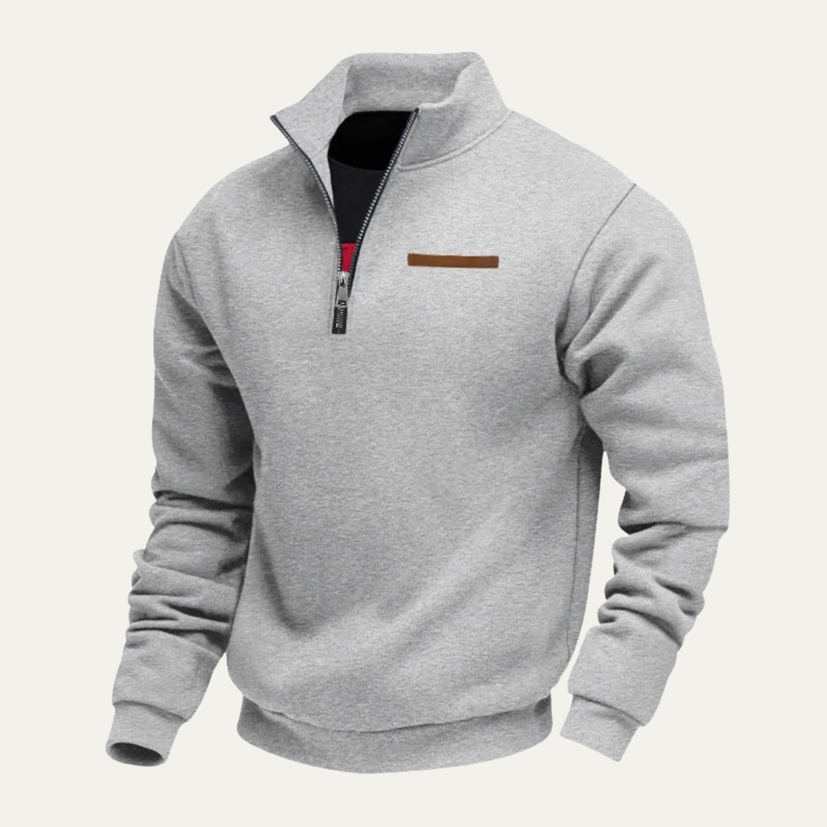 The Gallipoli Men’s Warm Stand Collar Half Zip Fleece Sweater